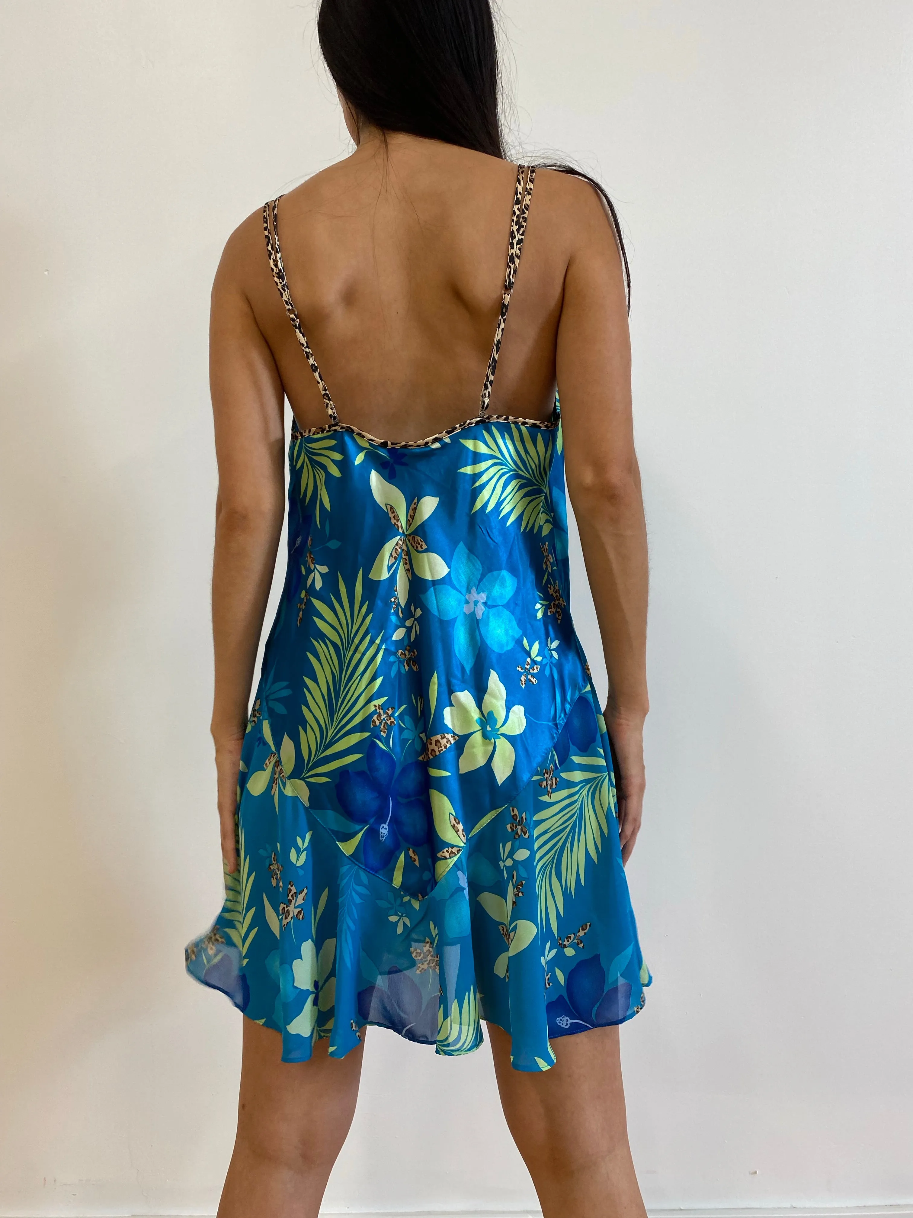 Floral vacation slip