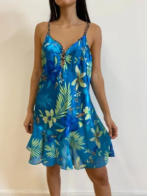Floral vacation slip
