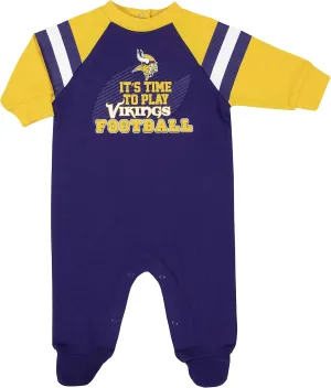 Gerber NFL Unisex Baby Nfl Team Footed Sleep and Play