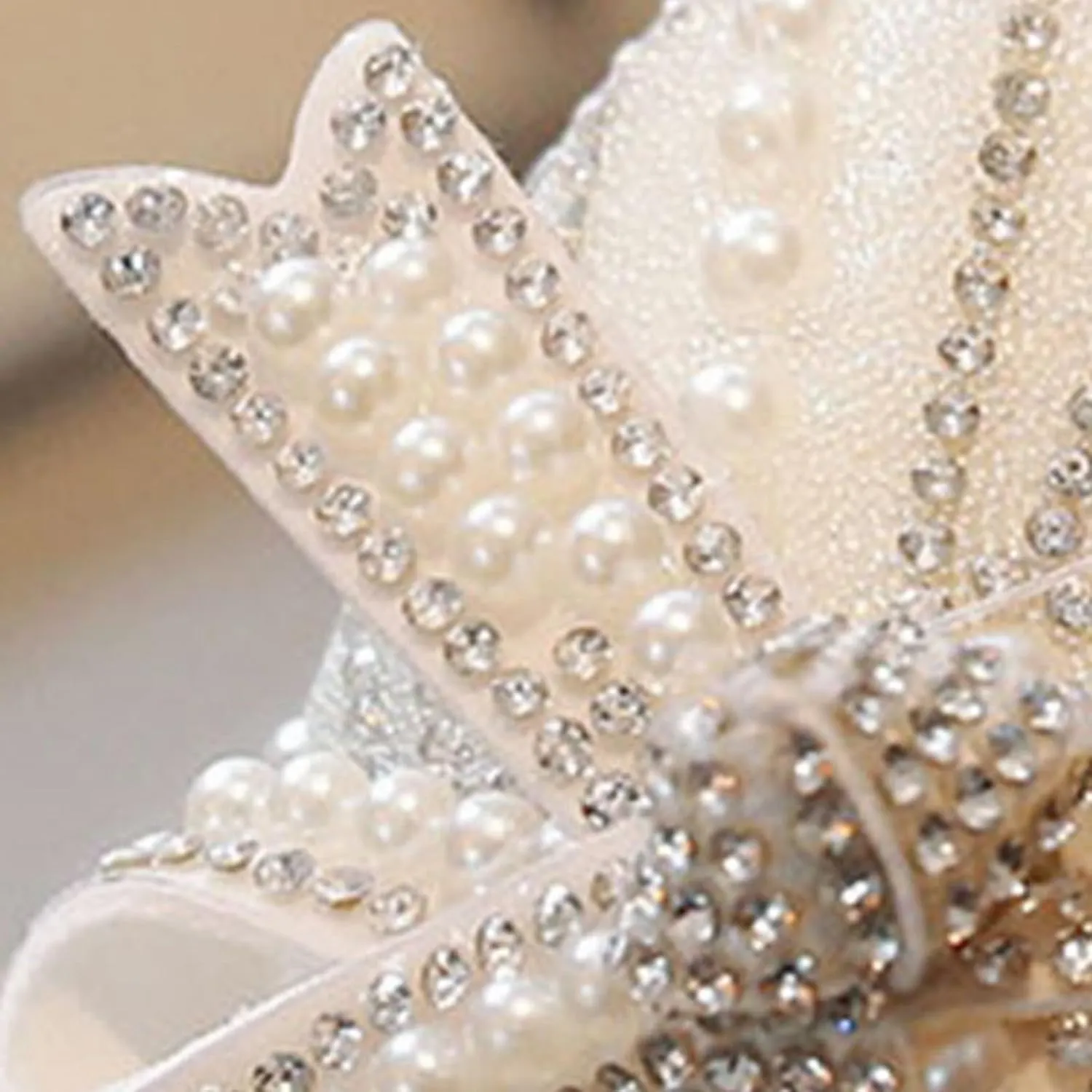 Girls Sparkly Princess Dress Shoes Kid Toddler Pearl Bow Wedding Party Flower Bridesmaids Mary Jane Ballet Flats