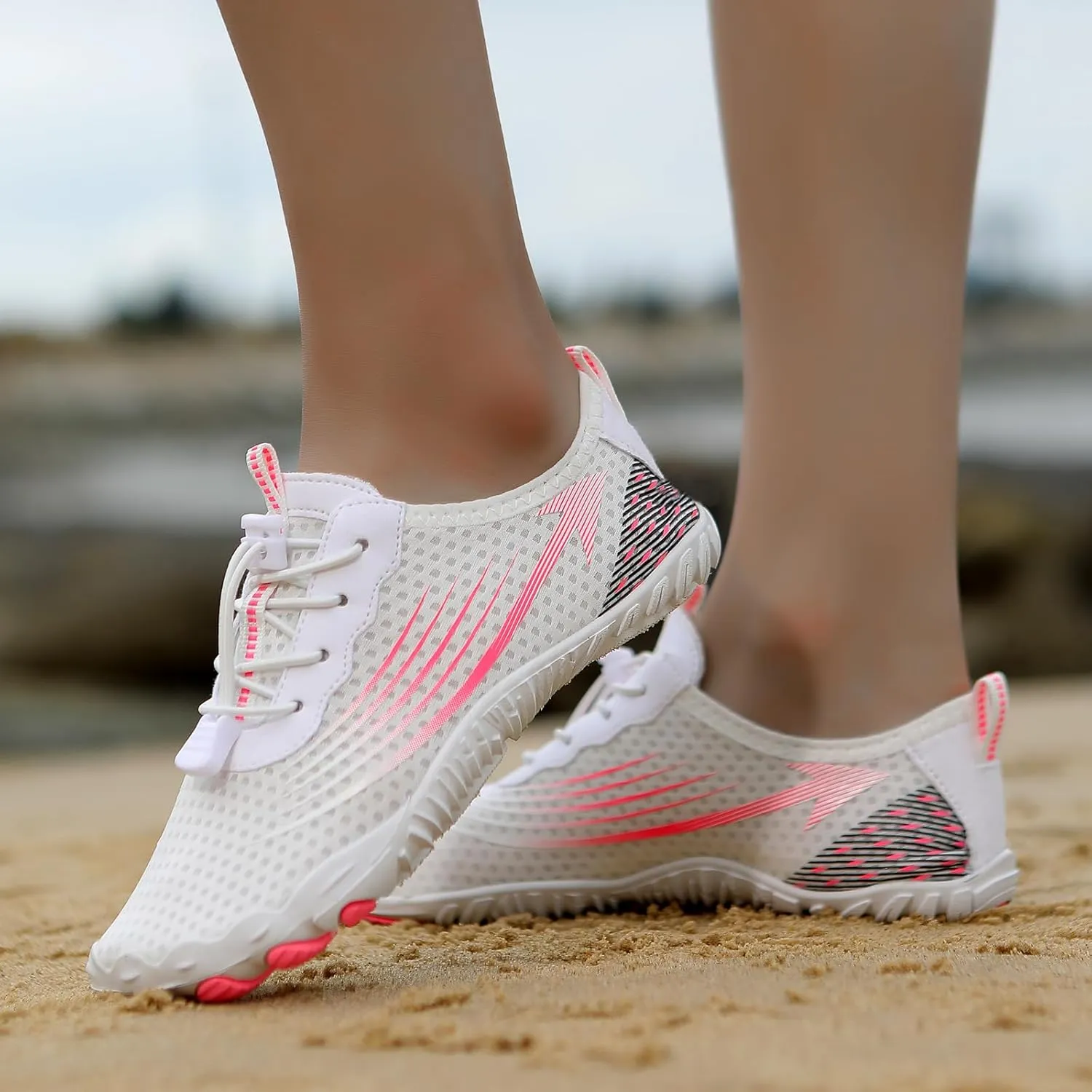 Hike Barefoot Shoes for Women Breathable Non-Slip Athletic Footwear Grounded Comfort Wear Shoes Wide Toe Water Shoe Unisex Lightweight Casual Footwear