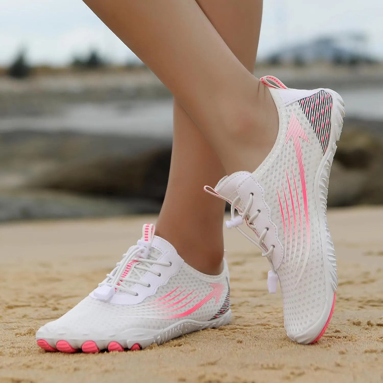 Hike Barefoot Shoes for Women Breathable Non-Slip Athletic Footwear Grounded Comfort Wear Shoes Wide Toe Water Shoe Unisex Lightweight Casual Footwear