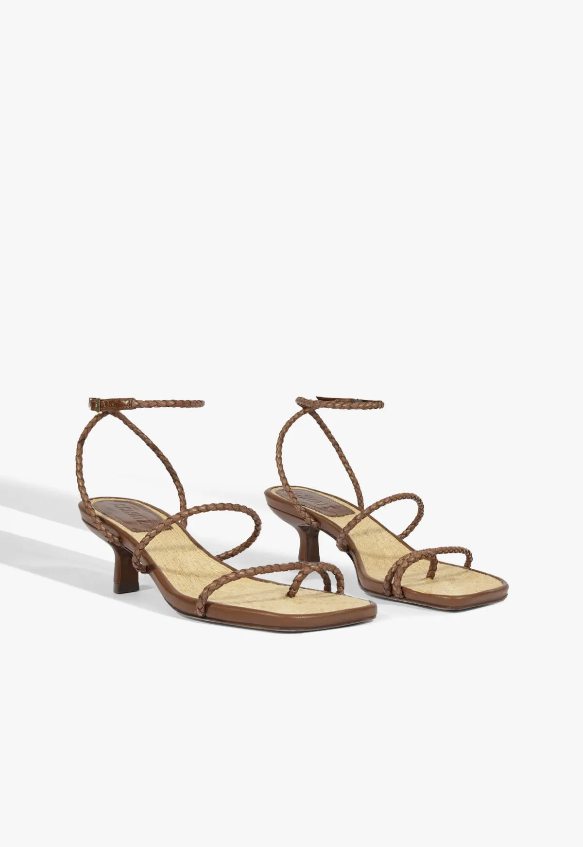 Kaya Straw Mid Sandal