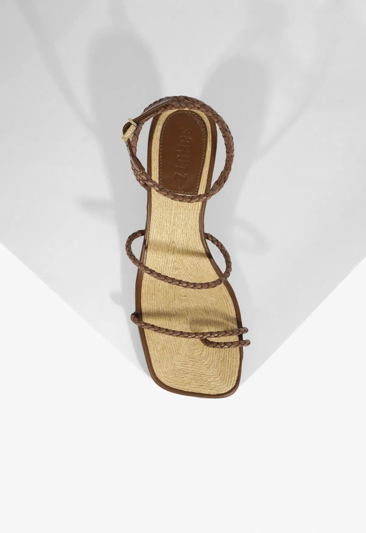 Kaya Straw Mid Sandal