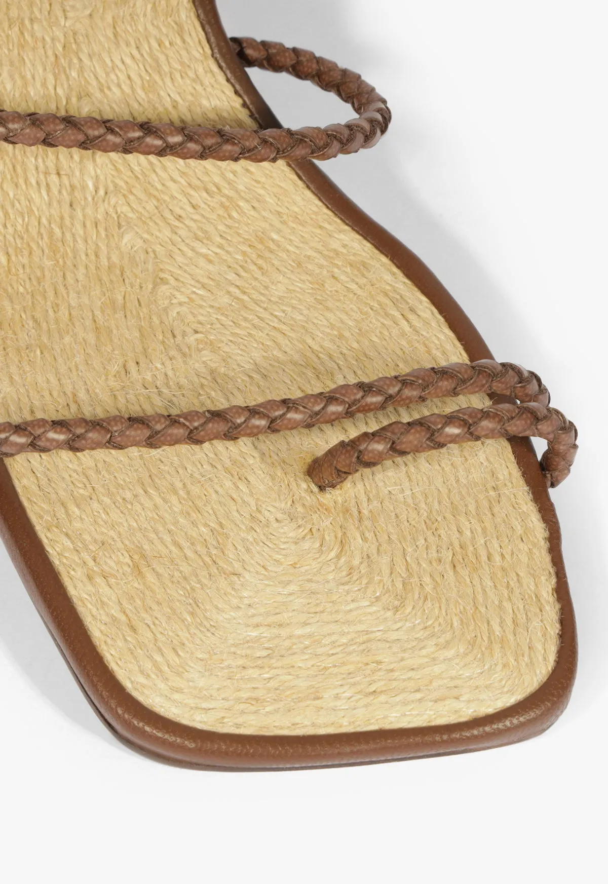 Kaya Straw Mid Sandal
