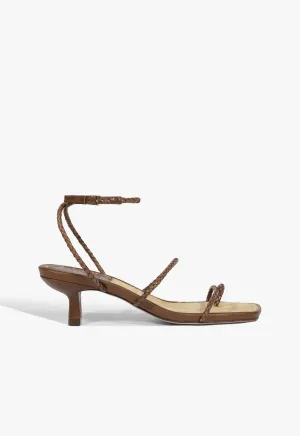 Kaya Straw Mid Sandal