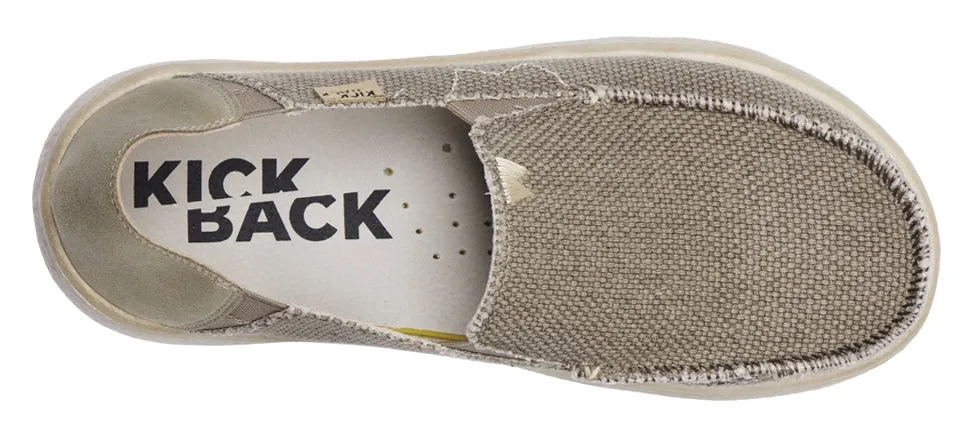 Kickback Mens Couch 2.0 Vibe Slip On Canvas Shoes - Bruno Brown