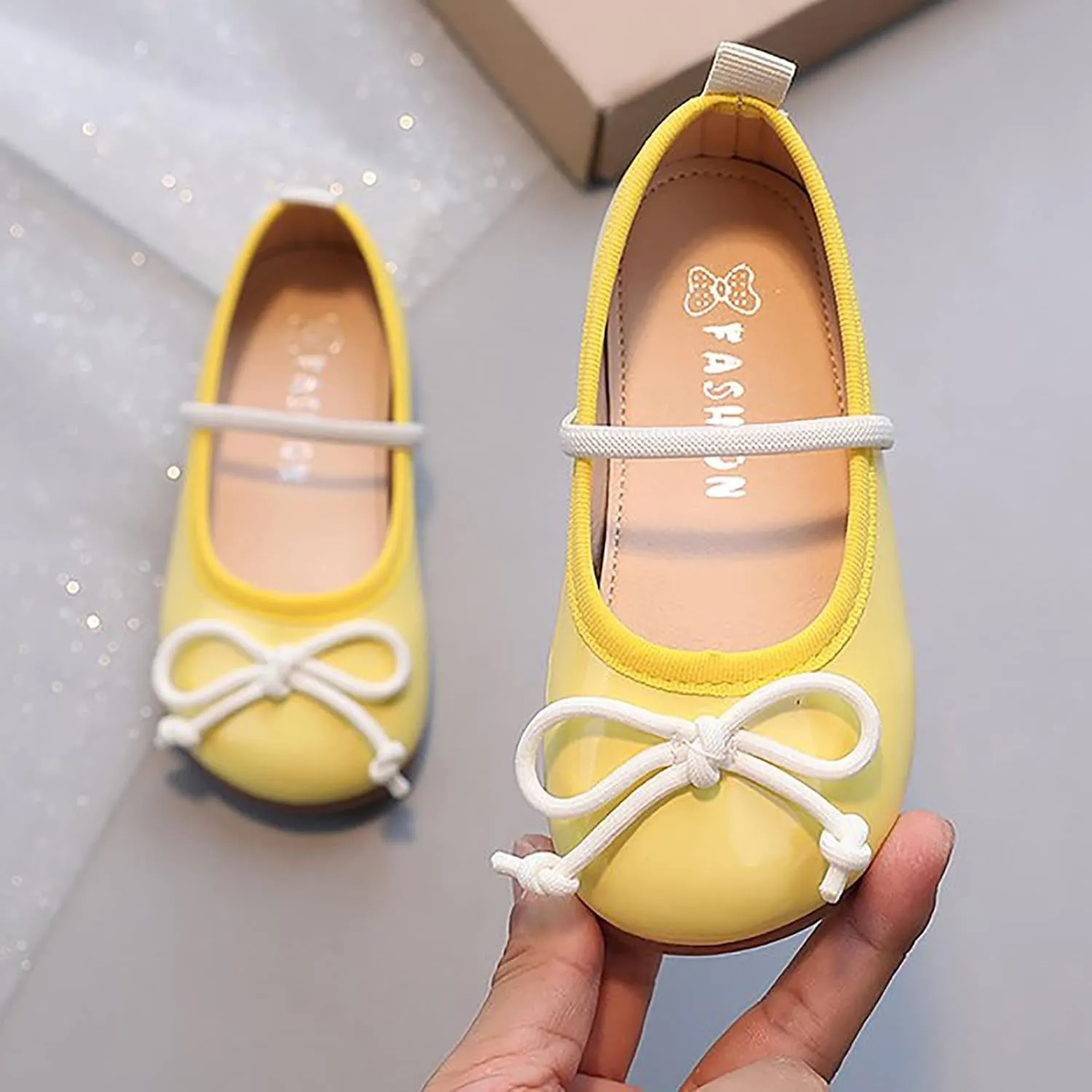 Kids Mary Jane Flat Shoes Little Girls Toddler Dress Ballet Shoes Non Slip Soft Sole Platform Birthday Party Sandals