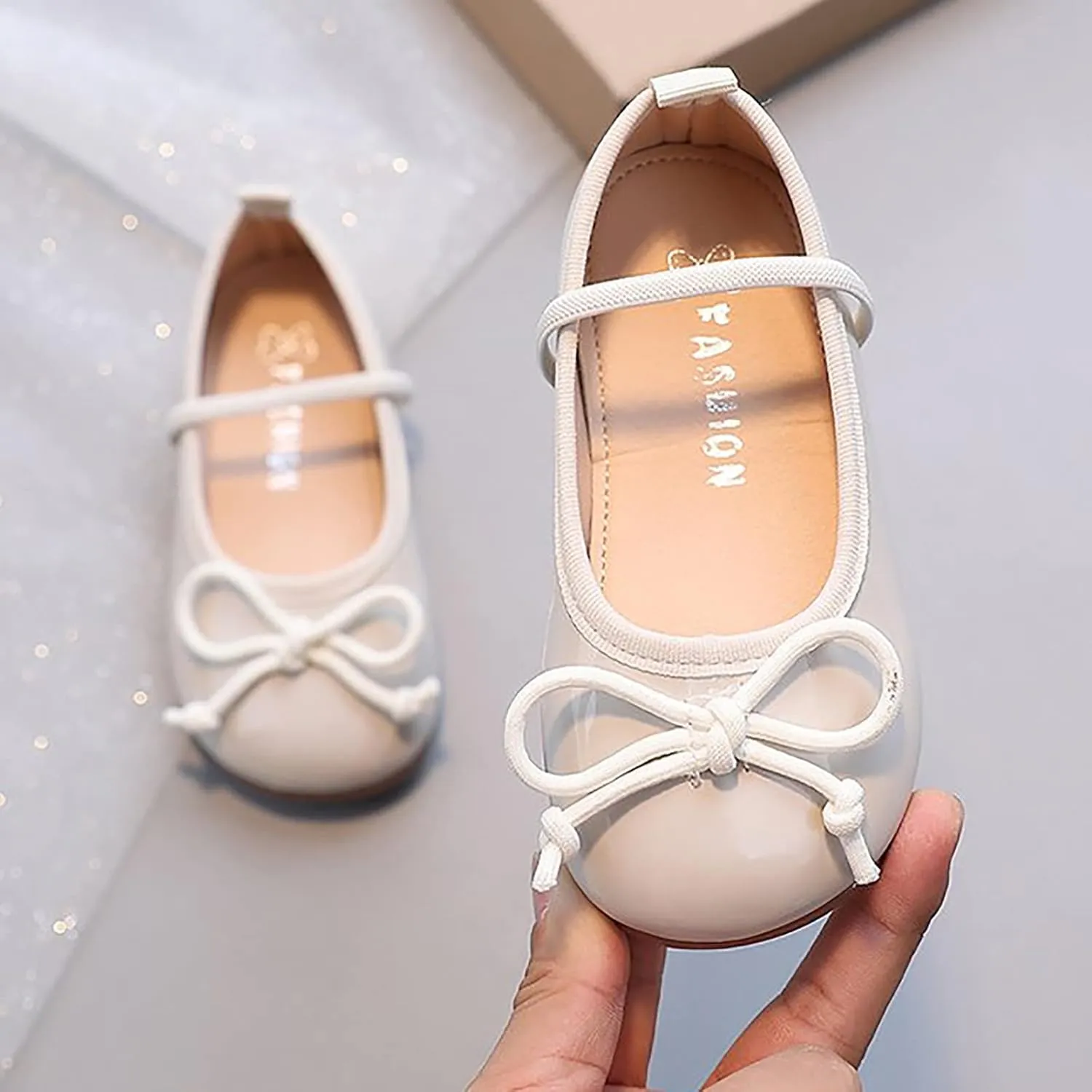 Kids Mary Jane Flat Shoes Little Girls Toddler Dress Ballet Shoes Non Slip Soft Sole Platform Birthday Party Sandals