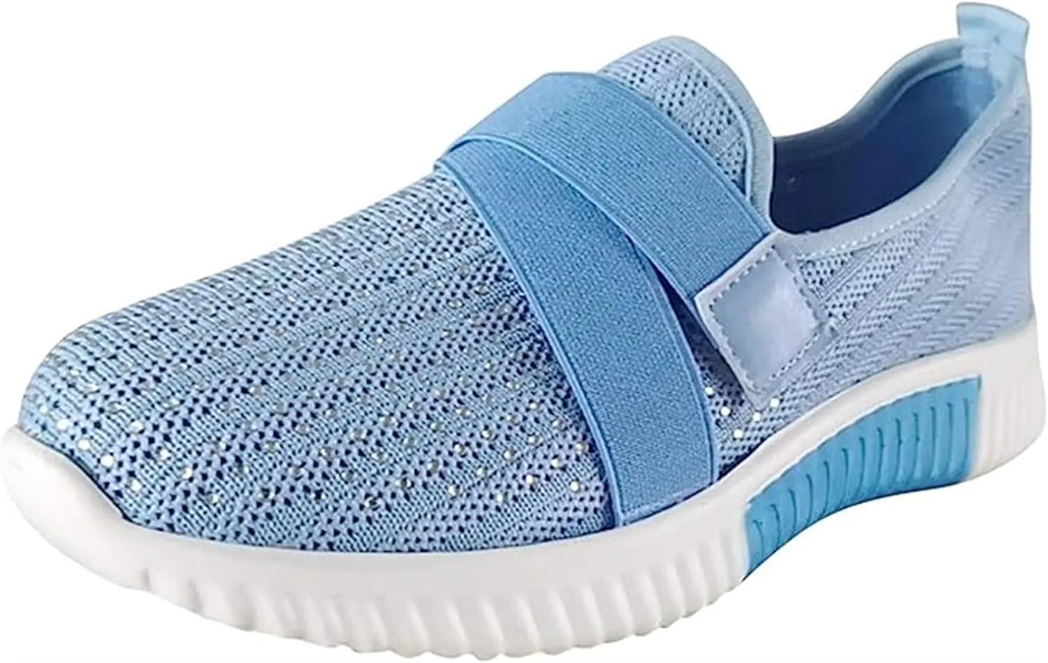 Ladmiple Tennis Shoes Womens Slip Ons Sneakers Walking Running Breathable Lightweight Mesh Gym Non Slip Workout Shoes