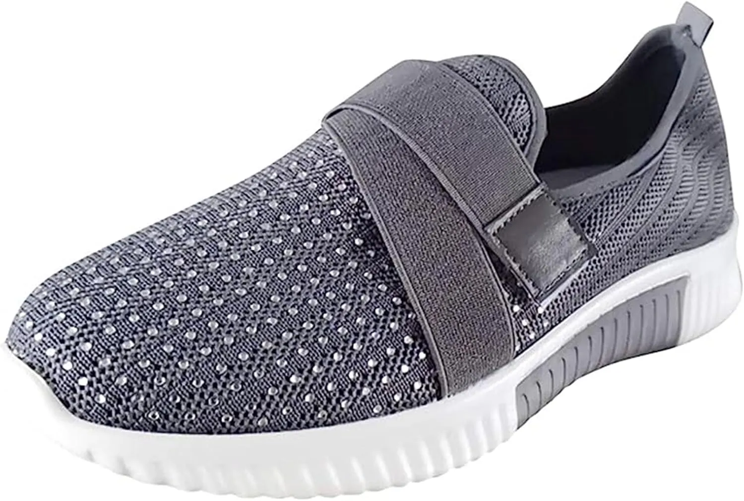 Ladmiple Tennis Shoes Womens Slip Ons Sneakers Walking Running Breathable Lightweight Mesh Gym Non Slip Workout Shoes