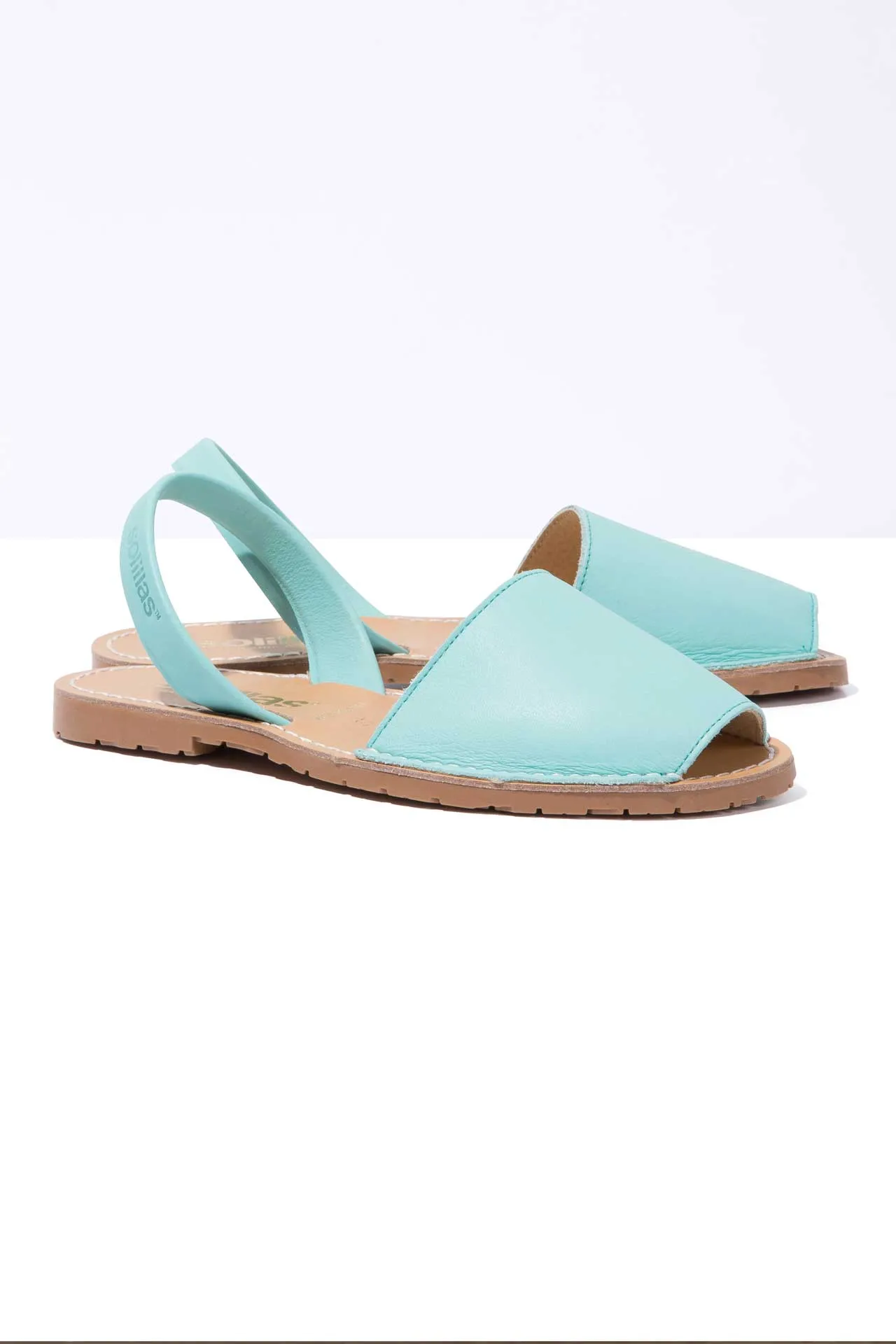 LAGO ORIGINAL - Turquoise Leather Menorcan Sandals