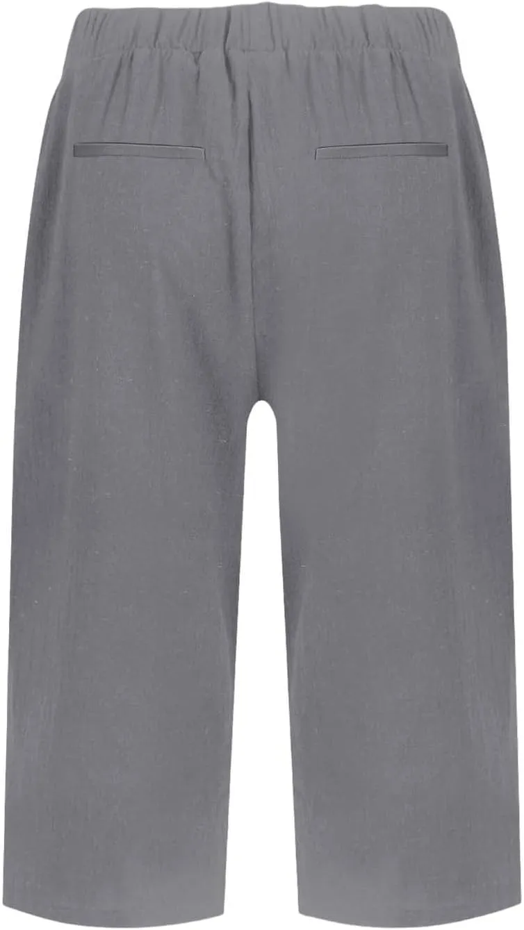 Leggings with Pockets for Women Pants Long Drawstring Linen Women Waist High Waisted Wide Leg Long Lounge Trousers