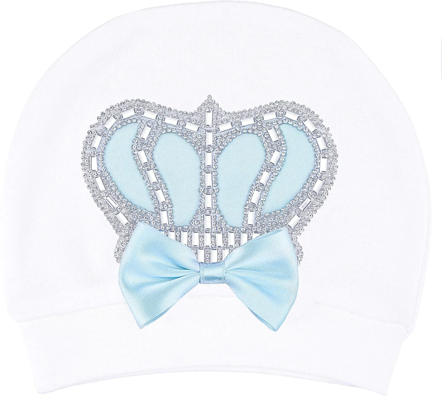 Lilax Baby Boy Jewels Crown Layette 4 Piece Gift Set 0-3 Months