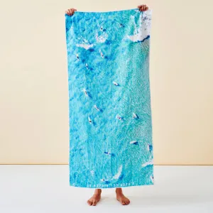 Long Board Surfers Destination Towels