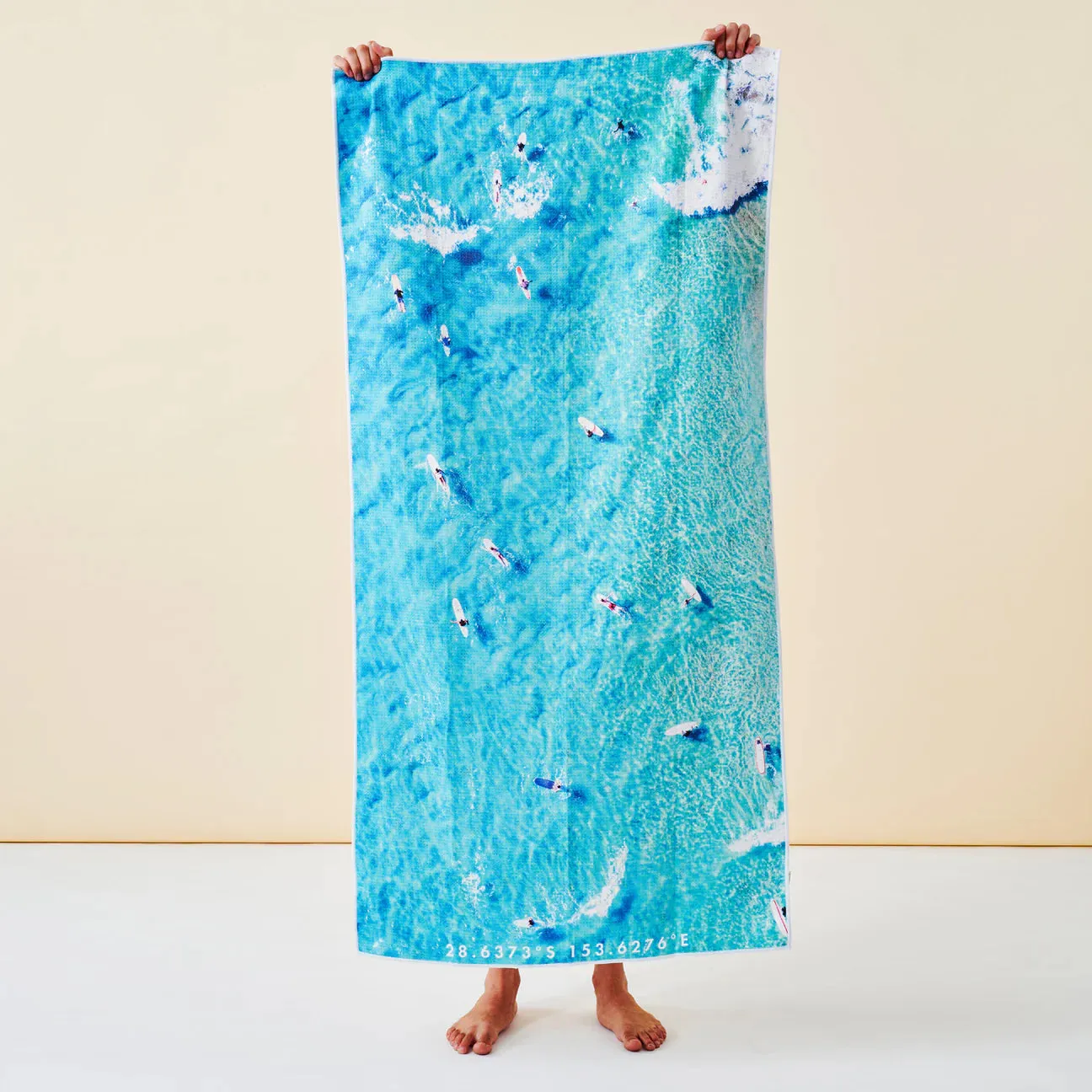 Long Board Surfers Destination Towels