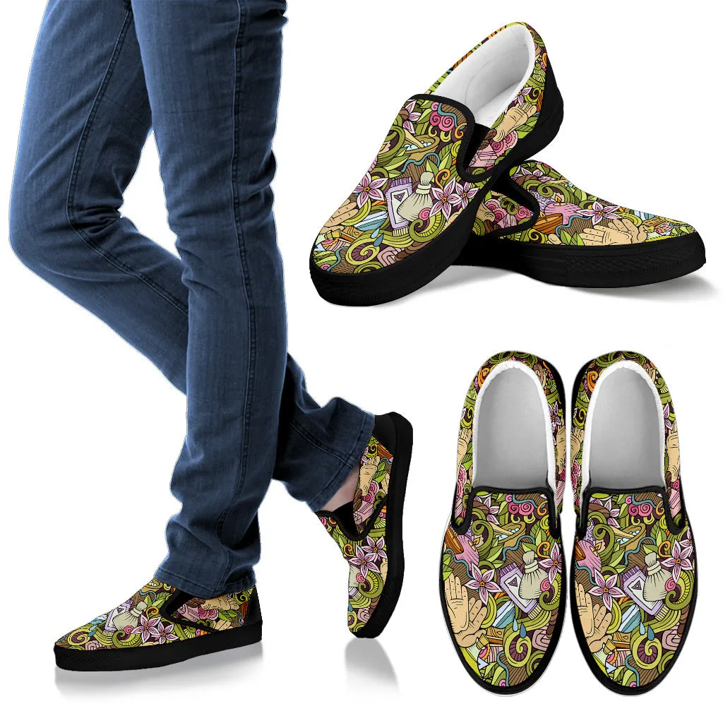 Massage Therapist Slip Ons
