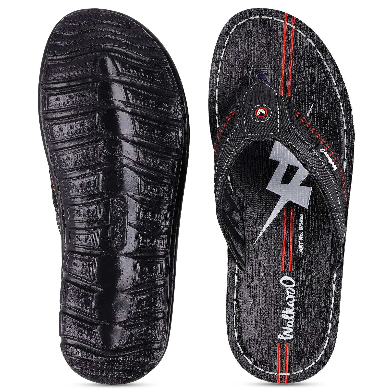 Men's Daily Wear Sandals - W1030 Black
