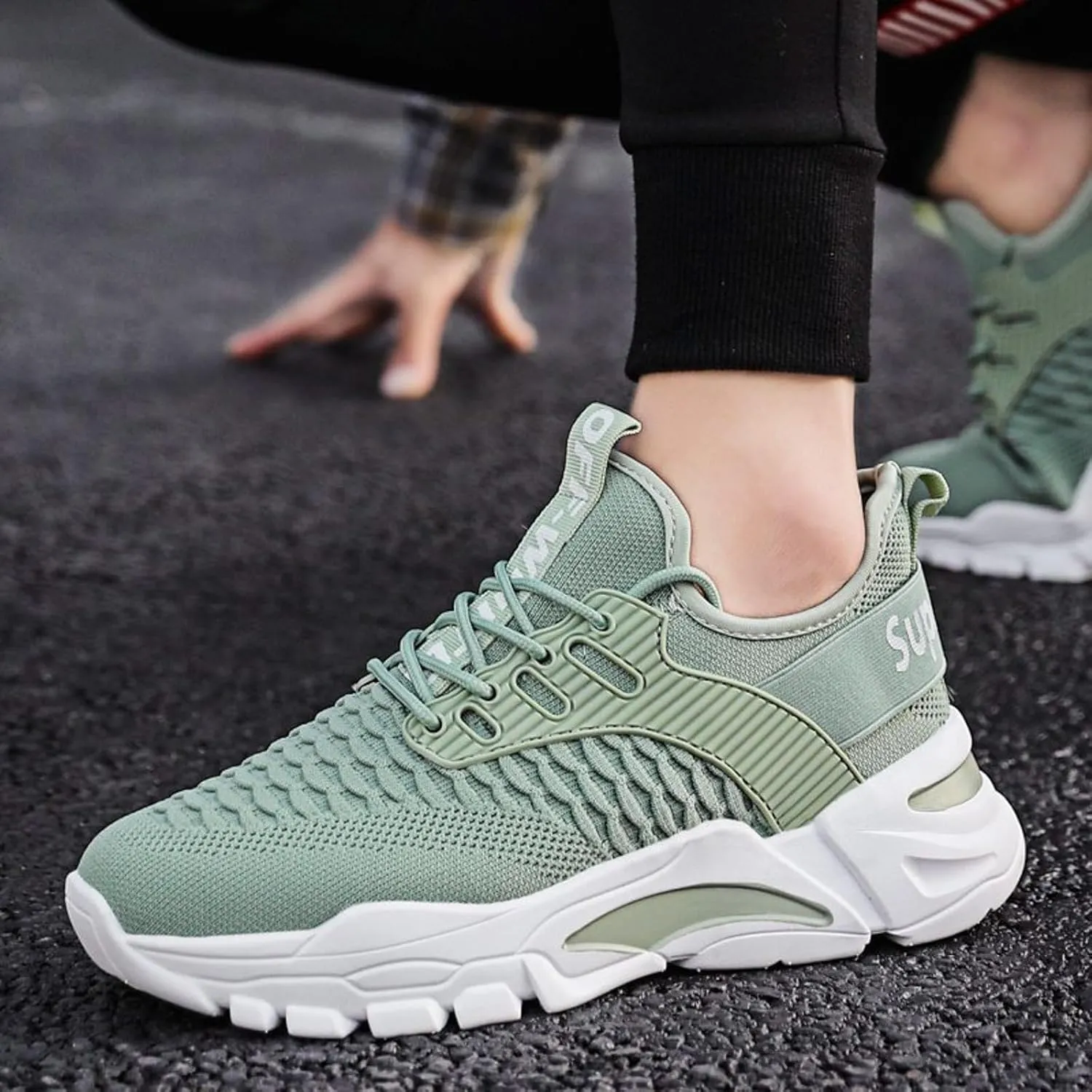 Men's Fashion Sneakers Mens Walking Shoes Sneaker for Men Slip on Shoe for Men Sport Breathable Sneaker