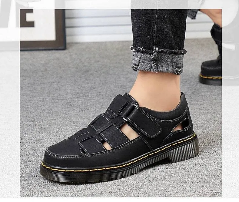 Men’s Leather Breathable Sandals