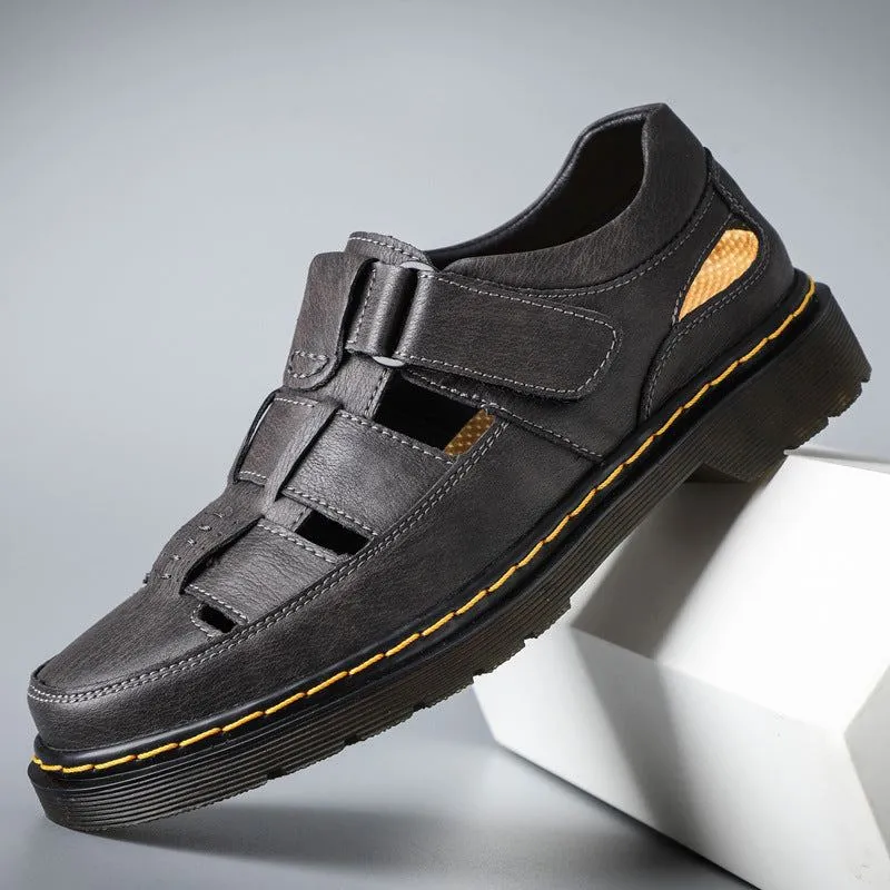 Men’s Leather Breathable Sandals