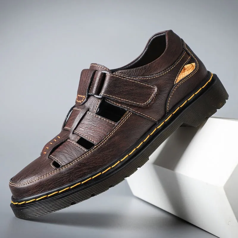 Men’s Leather Breathable Sandals