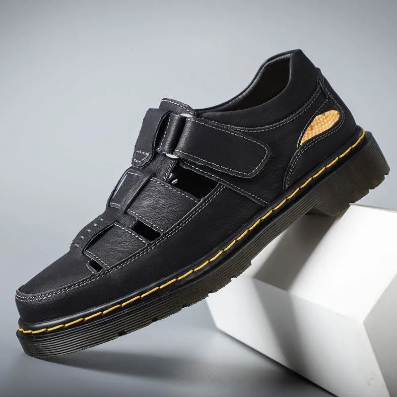 Men’s Leather Breathable Sandals