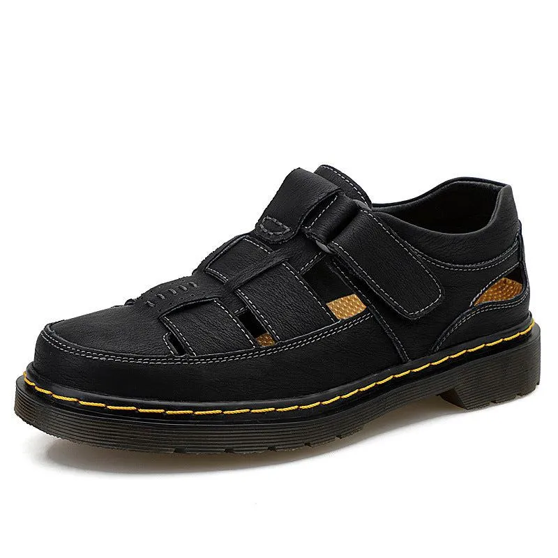 Men’s Leather Breathable Sandals
