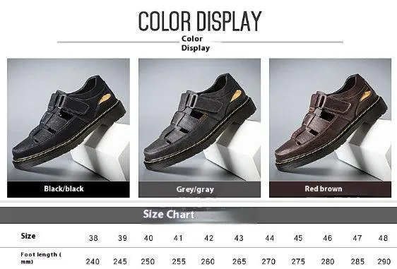 Men’s Leather Breathable Sandals
