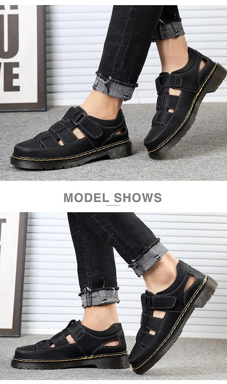 Men’s Leather Breathable Sandals