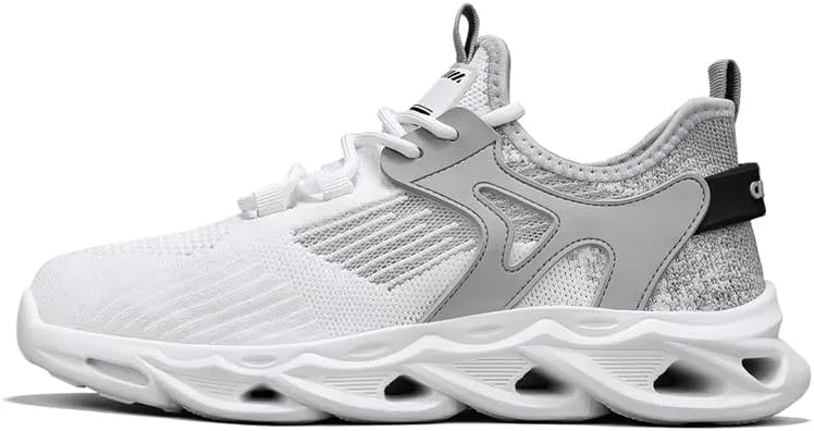 Men's Road Running Shoes Slip On Walking Shoes Breathable Non Slip Running Shoes Comfortable Fashion Sneakers for Men