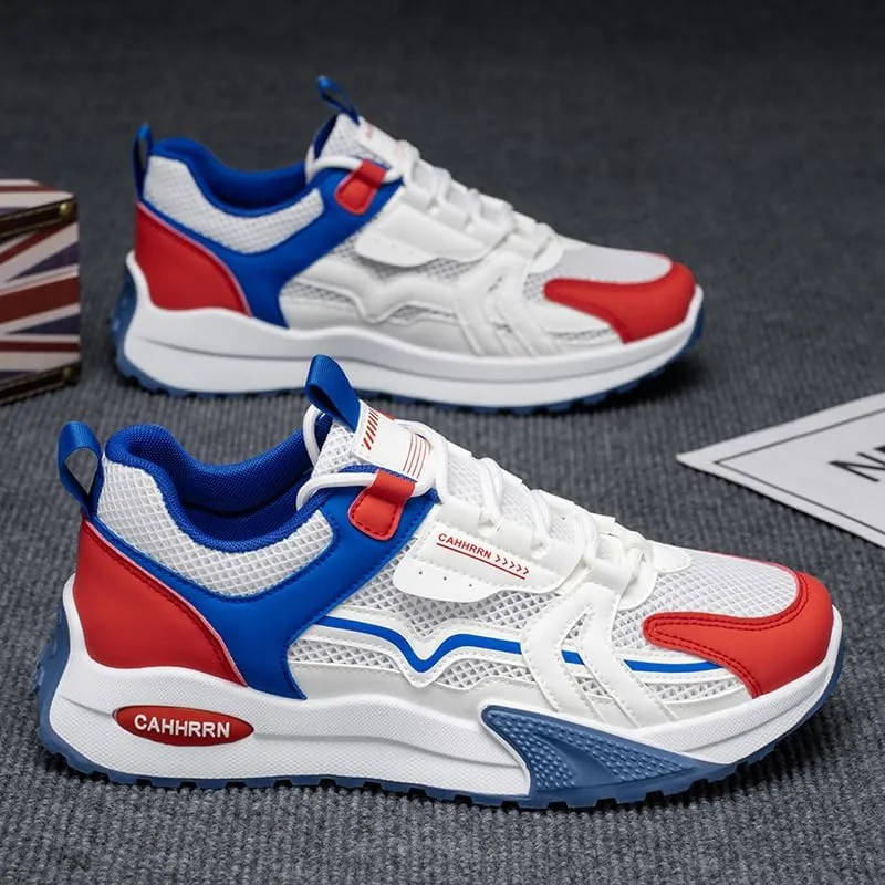 Men's Road Running Shoes Slip On Walking Shoes Breathable Non Slip Running Shoes Comfortable Fashion Sneakers for Men