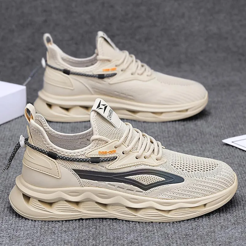 Men's Road Running Shoes Slip On Walking Shoes Breathable Non Slip Running Shoes Comfortable Fashion Sneakers for Men