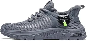 Men's Road Running Shoes Slip On Walking Shoes Breathable Non Slip Running Shoes Comfortable Fashion Sneakers for Men