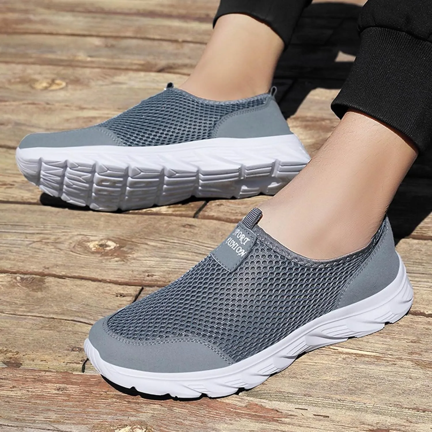 Mens Slip on Shoes Mens Tennis Shoes Shoe for Men Walking Shoe for Men Casual Lightweight Sneaker
