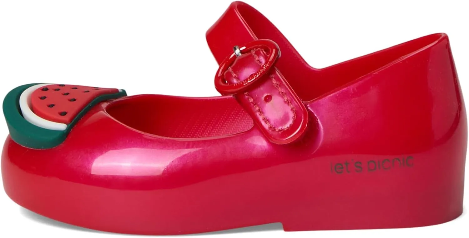 mini melissa Girl's Sweet Love Picnic Baby (Toddler/Little Kid) Ballet Flat