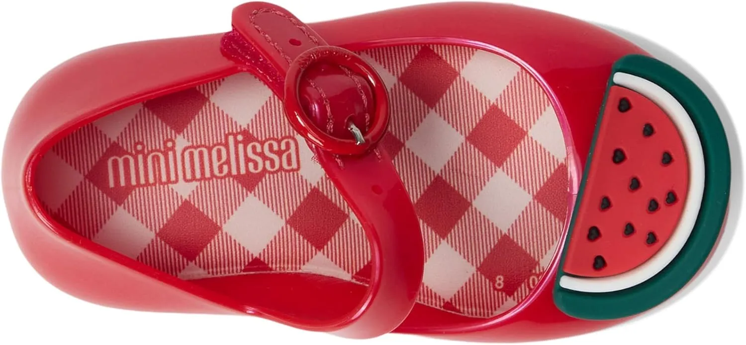 mini melissa Girl's Sweet Love Picnic Baby (Toddler/Little Kid) Ballet Flat