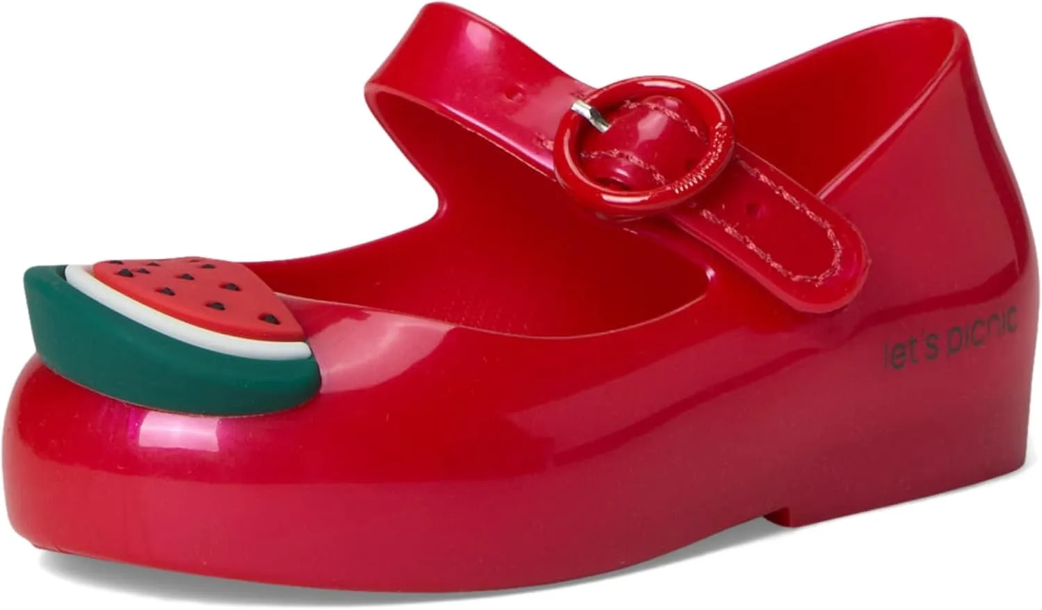 mini melissa Girl's Sweet Love Picnic Baby (Toddler/Little Kid) Ballet Flat