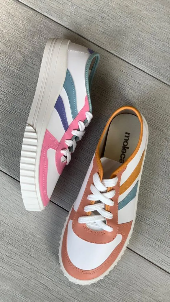 Moleca Multi Pink Sneakers