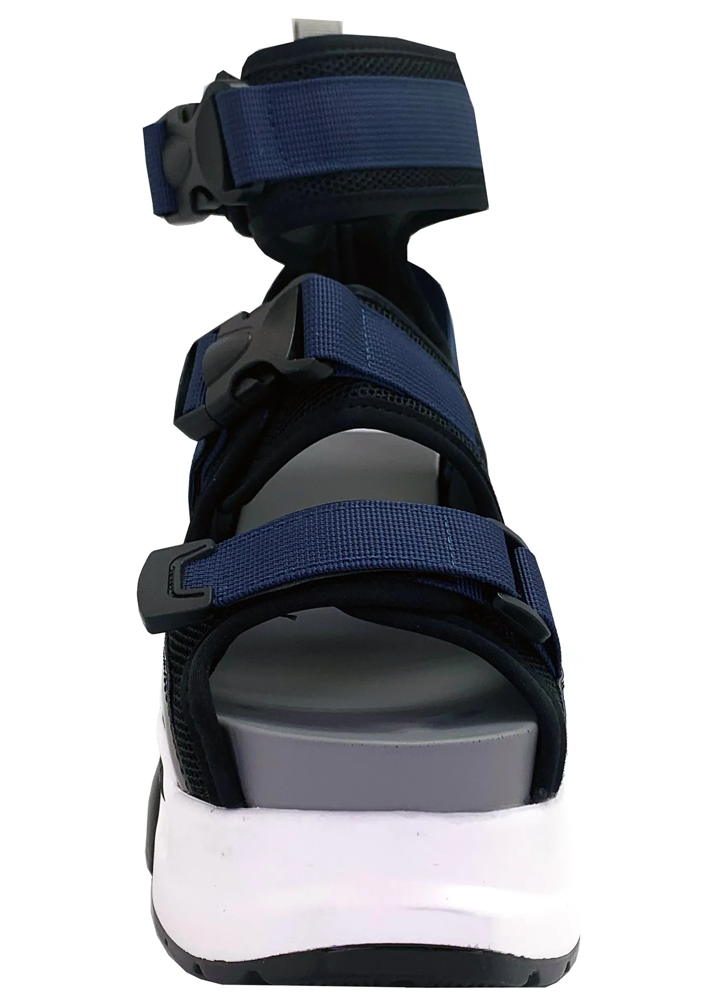 MULBERRY 03 Night Rider Navy Black Platform Sandals