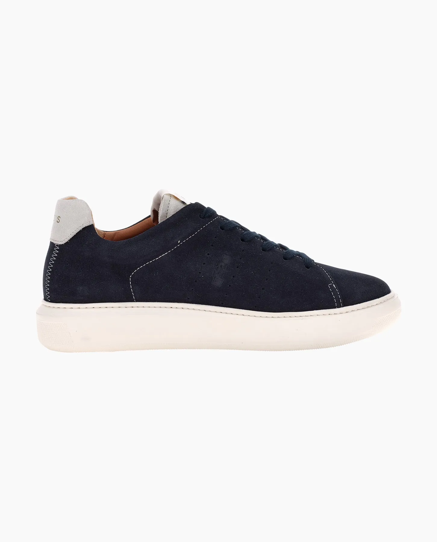 Navy Evolo Suede Racing Sneakers