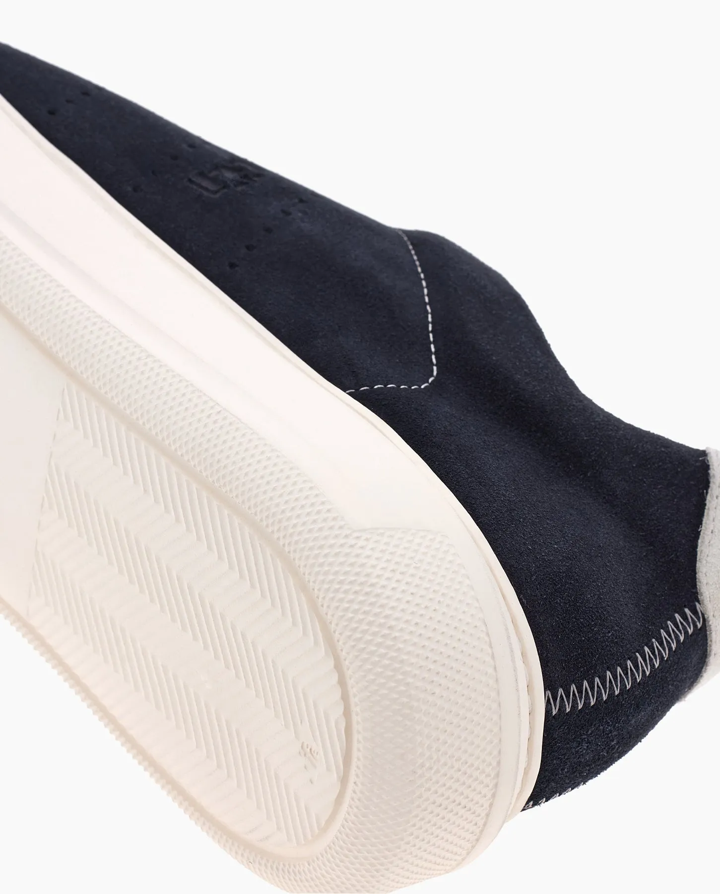 Navy Evolo Suede Racing Sneakers
