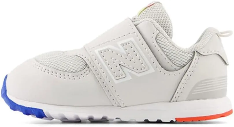 New Balance Baby-Girl's 574 V1 Midsole Hook and Loop Sneaker