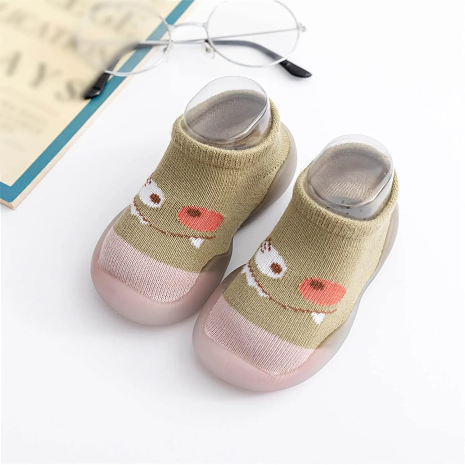 Newborn Shoes for Girls,Boys Girl Cartoon Socks Shoes Toddler Fleece WarmThe Floor Socks Non Slip Prewalker Boys Shoes
