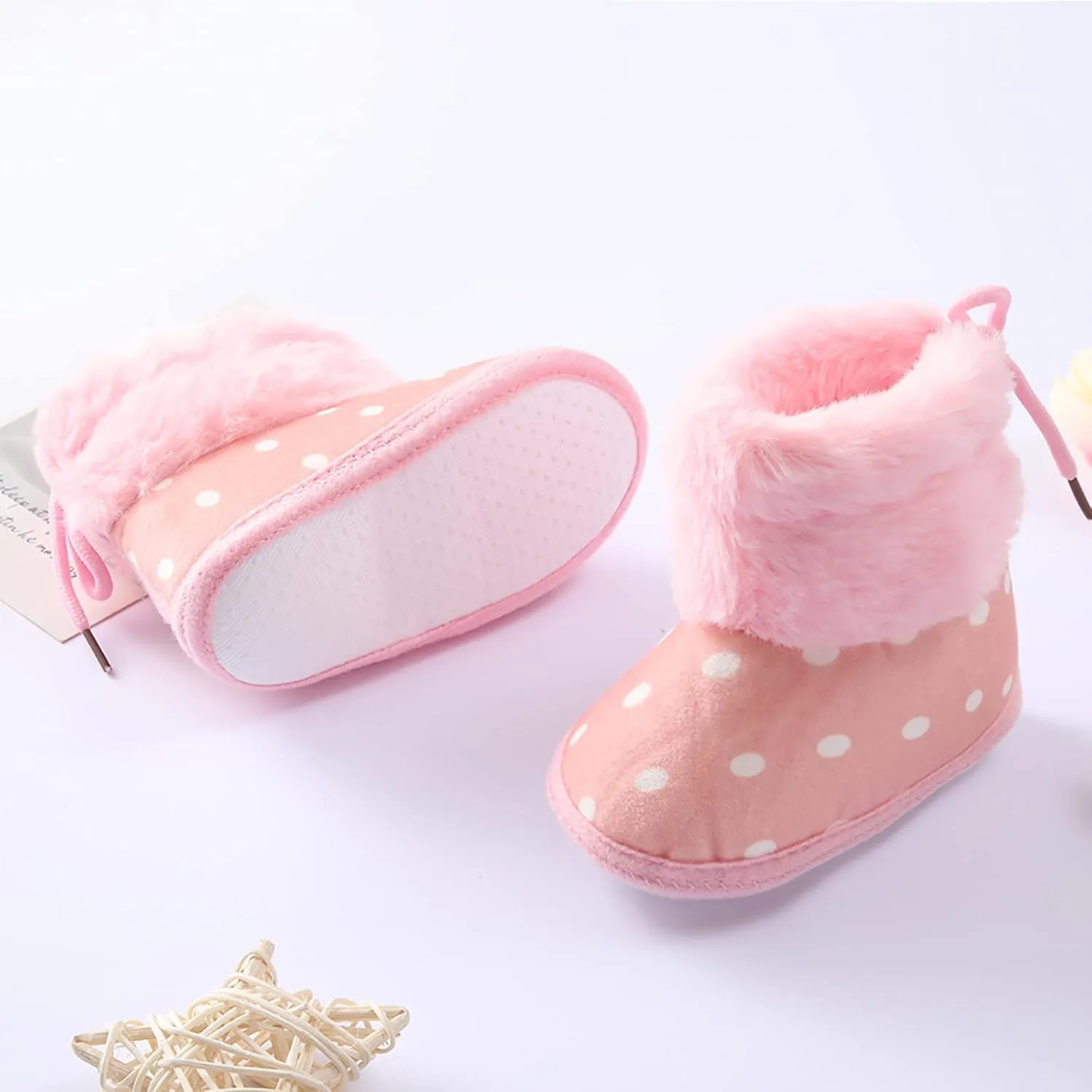 Newborn Shoes for Girls,Girls Dress Shoes Girl Sandals Prewalker Booties Cartoon First Walkers Shoes 0-18 Months