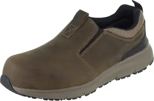 Northside Men's Thomason - Slip on Work Shoes. All-Day Memory Foam Comfort, Carbon Toe, Slip & Oil Resistant, Anti Static
