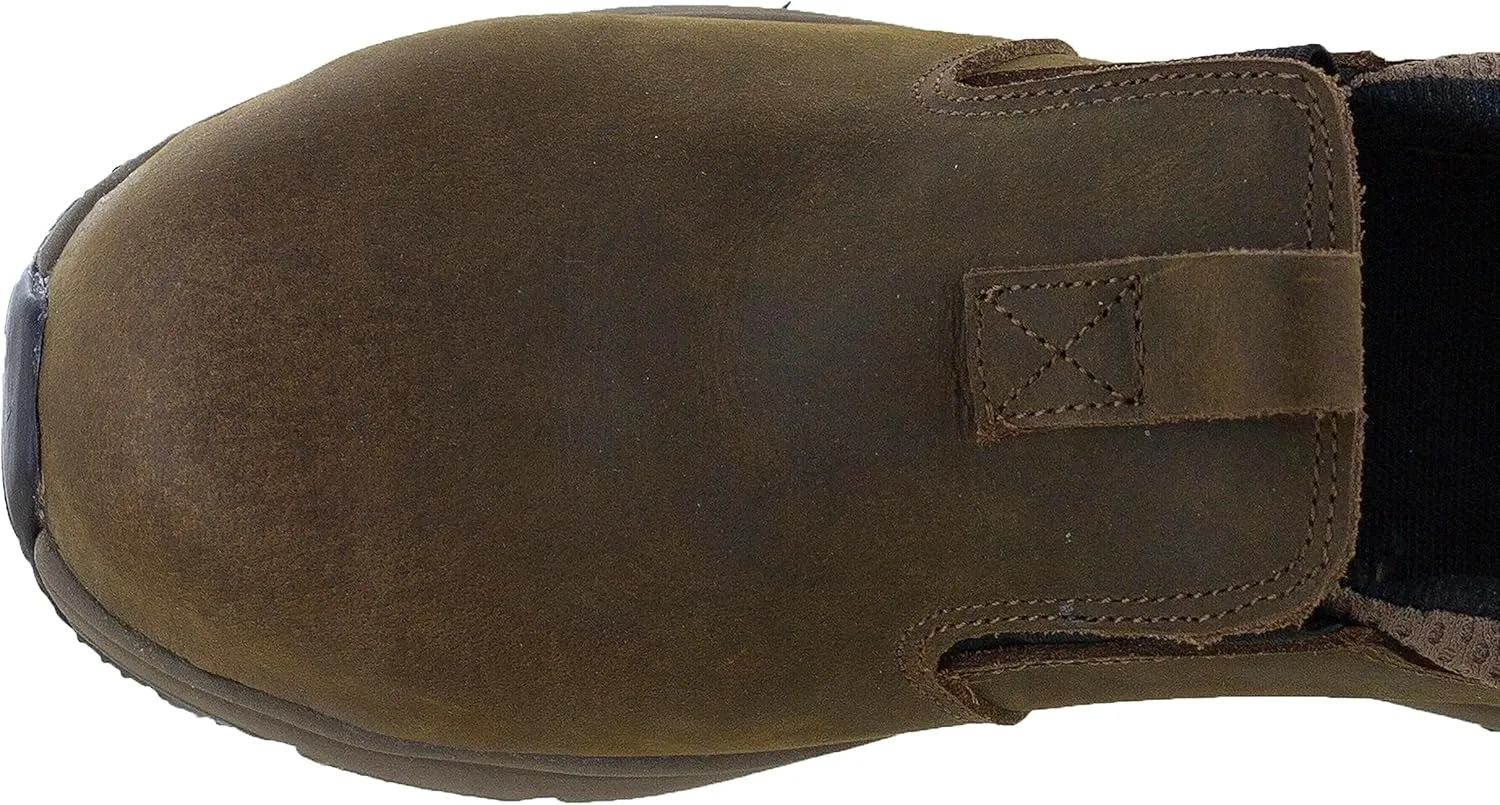 Northside Men's Thomason - Slip on Work Shoes. All-Day Memory Foam Comfort, Carbon Toe, Slip & Oil Resistant, Anti Static