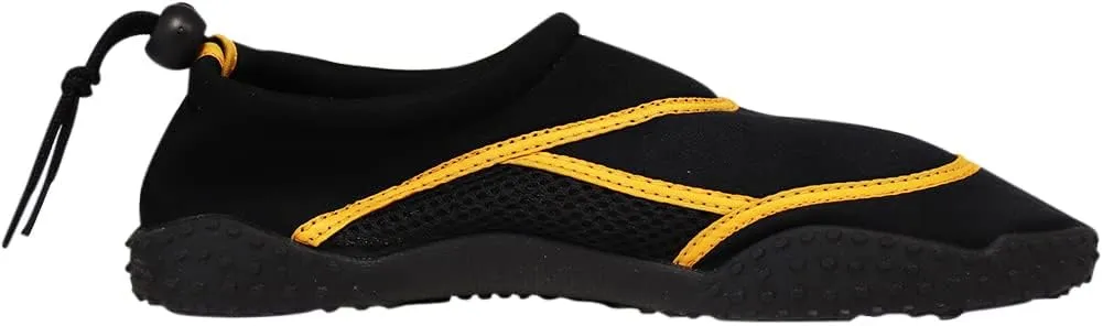 NORTY - Big Boys Aqua Socks Wave Water Shoes - Waterproof Slip-Ons for Pool, Beach, Lake and Sport