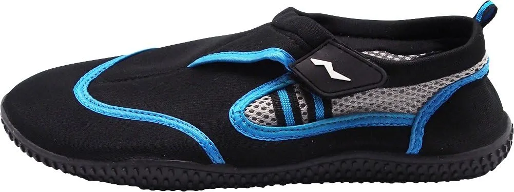 NORTY - Big Boys Aqua Socks Wave Water Shoes - Waterproof Slip-Ons for Pool, Beach, Lake and Sport