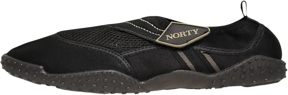 NORTY - Big Boys Aqua Socks Wave Water Shoes - Waterproof Slip-Ons for Pool, Beach, Lake and Sport